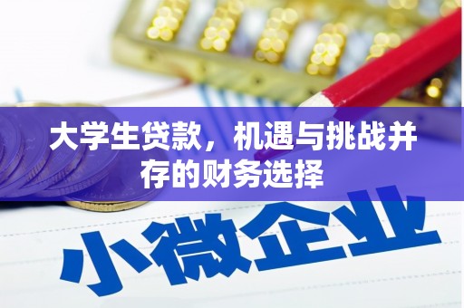 阿里大学生贷款，机遇与挑战并存的财务选择
