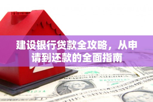 阿里建设银行贷款全攻略，从申请到还款的全面指南