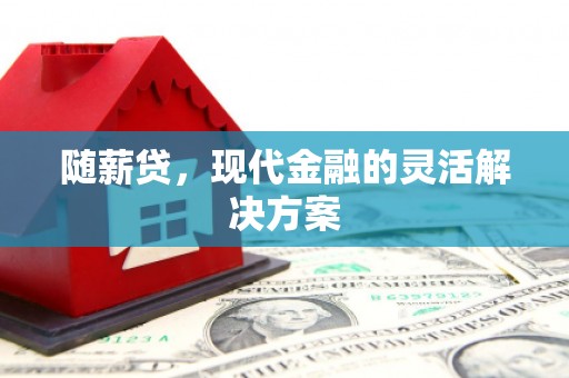 阿里随薪贷，现代金融的灵活解决方案