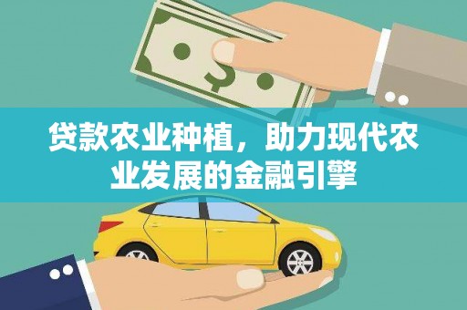 阿里贷款农业种植，助力现代农业发展的金融引擎