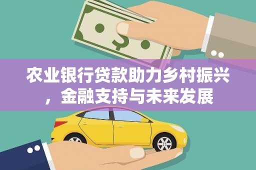 阿里农业银行贷款助力乡村振兴，金融支持与未来发展