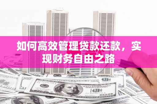 阿里如何高效管理贷款还款，实现财务自由之路