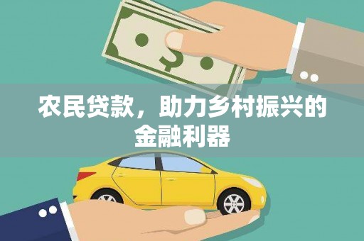 阿里农民贷款，助力乡村振兴的金融利器