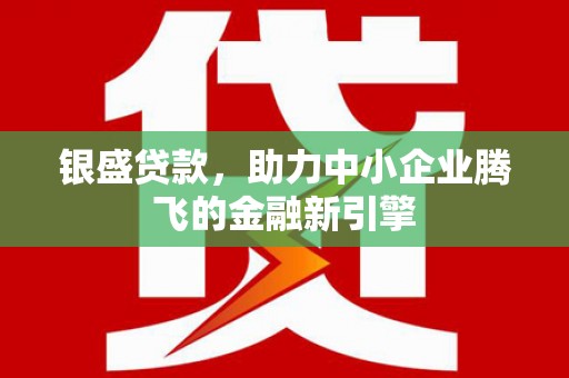 阿里银盛贷款，助力中小企业腾飞的金融新引擎