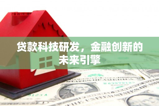 阿里贷款科技研发，金融创新的未来引擎