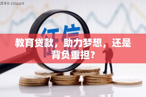 阿里教育贷款，助力梦想，还是背负重担？