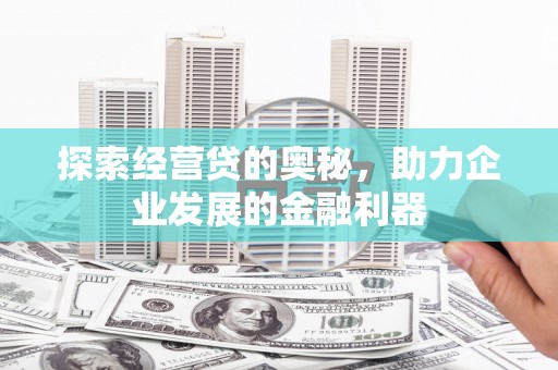 阿里探索经营贷的奥秘，助力企业发展的金融利器