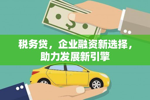 阿里税务贷，企业融资新选择，助力发展新引擎