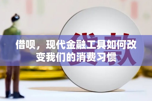 阿里借呗，现代金融工具如何改变我们的消费习惯
