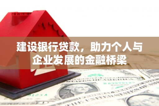 阿里建设银行贷款，助力个人与企业发展的金融桥梁