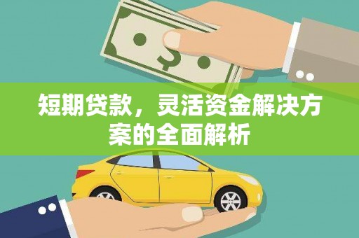 阿里短期贷款，灵活资金解决方案的全面解析