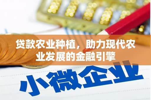 阿里贷款农业种植，助力现代农业发展的金融引擎