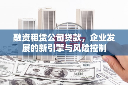 阿里融资租赁公司贷款，企业发展的新引擎与风险控制