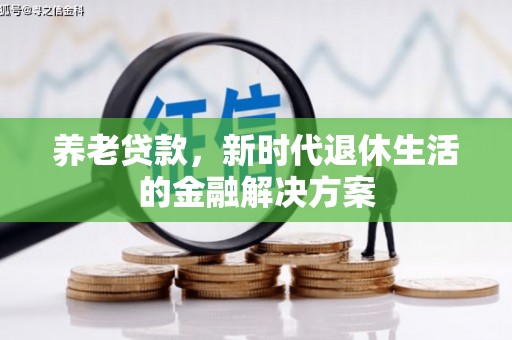 阿里养老贷款，新时代退休生活的金融解决方案