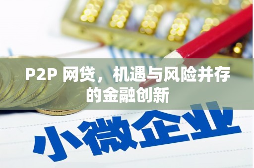 阿里P2P 网贷，机遇与风险并存的金融创新