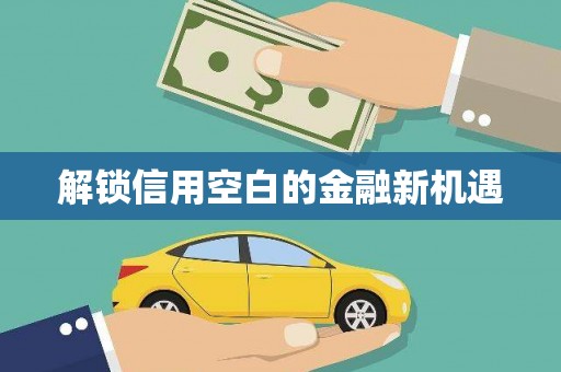 阿里解锁信用空白的金融新机遇