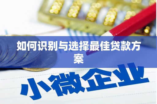 阿里如何识别与选择最佳贷款方案